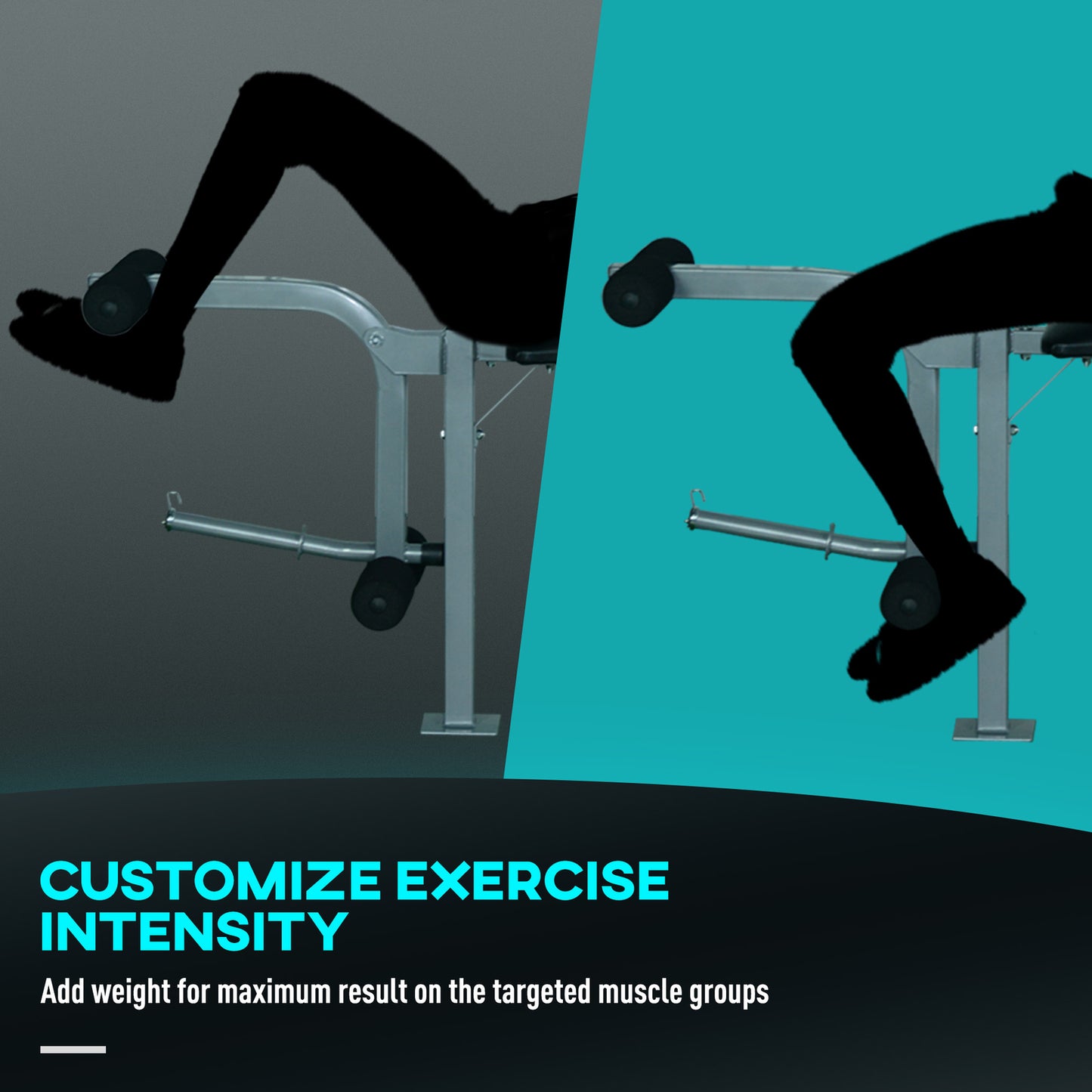 Adjustable Multi Use Weight Bench Barbell Stand Chest Leg Abs Training Home Gym