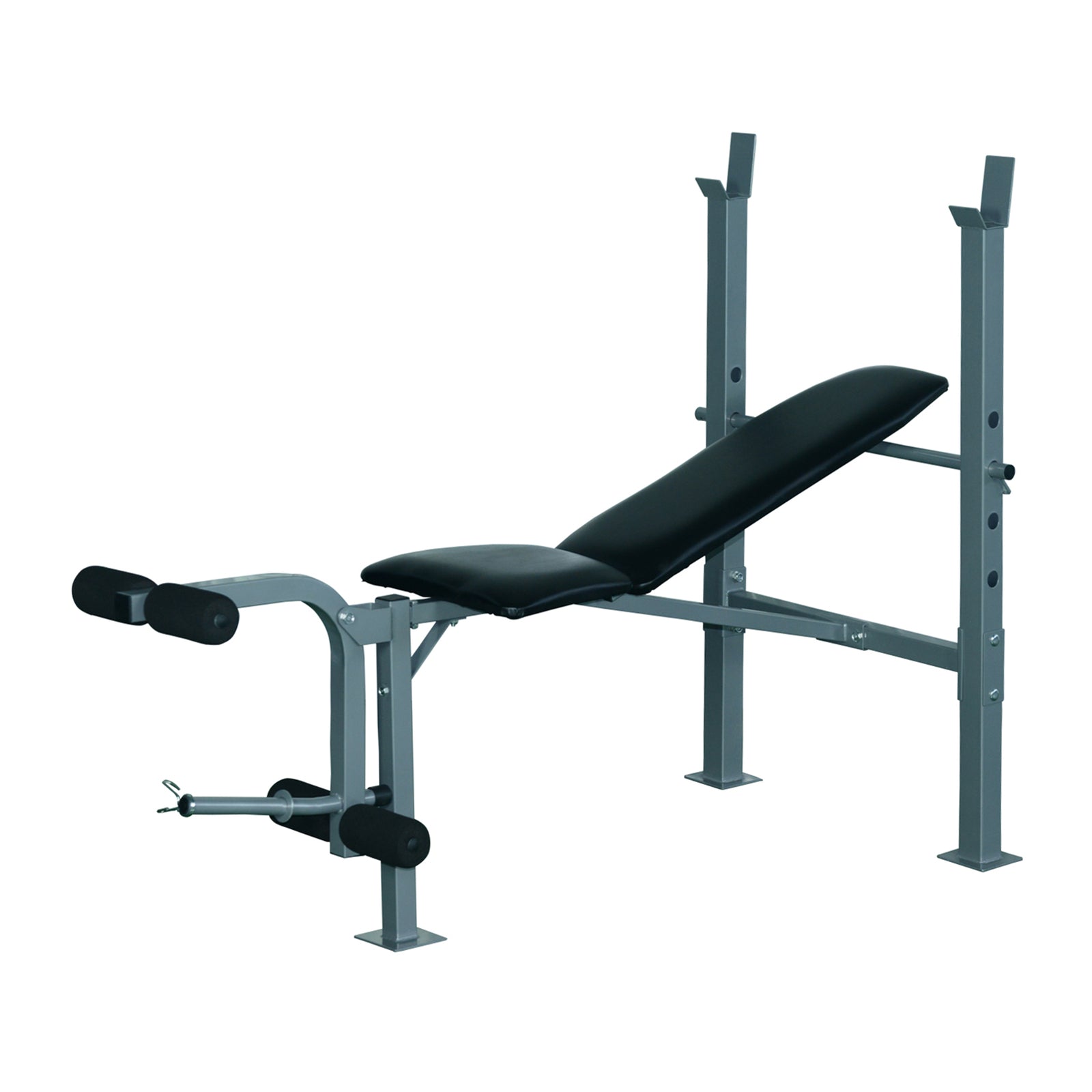Adjustable Multi Use Weight Bench Barbell Stand Chest Leg Abs Training Home Gym