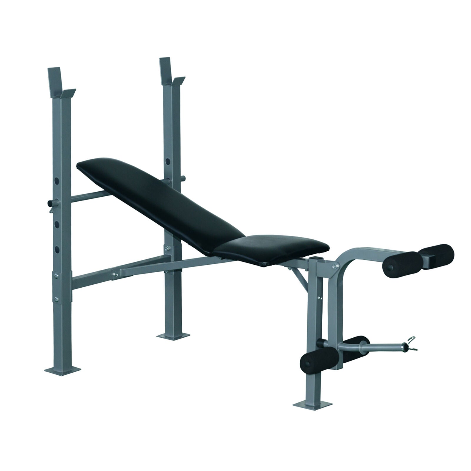 Adjustable Multi Use Weight Bench Barbell Stand Chest Leg Abs Training Home Gym